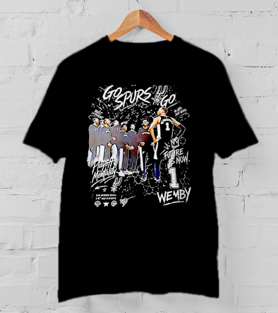 Spurs Built Different No Hype Just Work Future Is Now Wembanyama Wemby T-Shirt