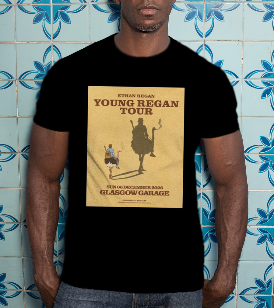 Ethan Regan Young Regan Tour December 2026 Glasgow Garage T-Shirt