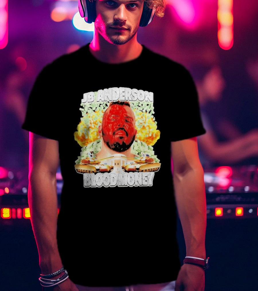 JB Anderson Bloodmoney 90s Bootleg Explosion Cash Tanks T-Shirt