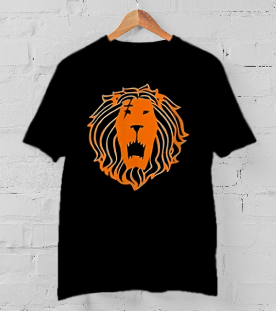 Lion Pride Seven Deadly Sins Rugged Roaring Face T-Shirt