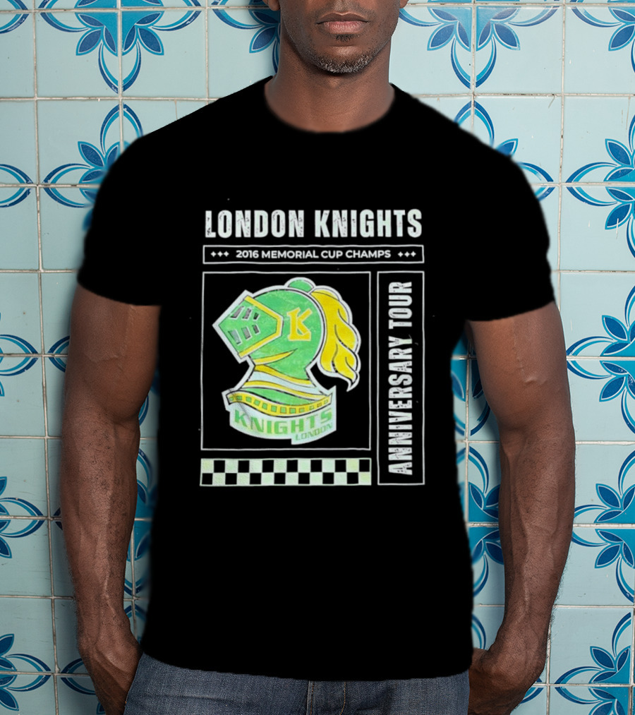 London Knights 2016 Memorial Cup Champs Anniversary Tour T-Shirt