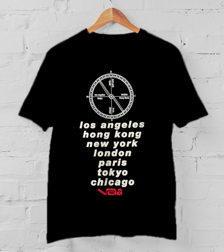 Los Angeles Hong Kong New York London Paris Tokyo Chicago Nike Swoosh T-Shirt