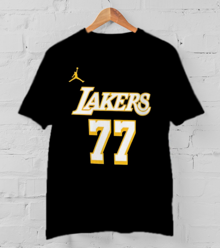 Luka Doncic Lakers 77 Jordan T-Shirt