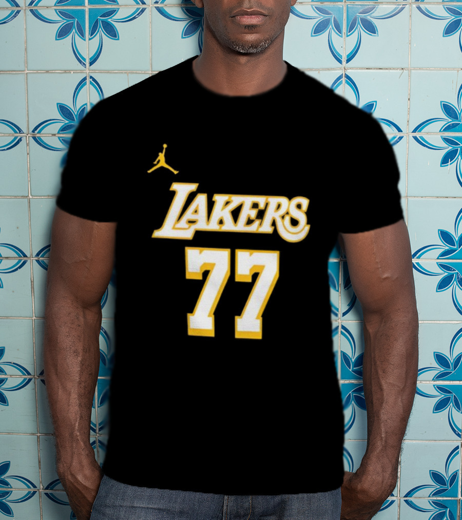Luka Doncic Lakers 77 Jordan T-Shirt
