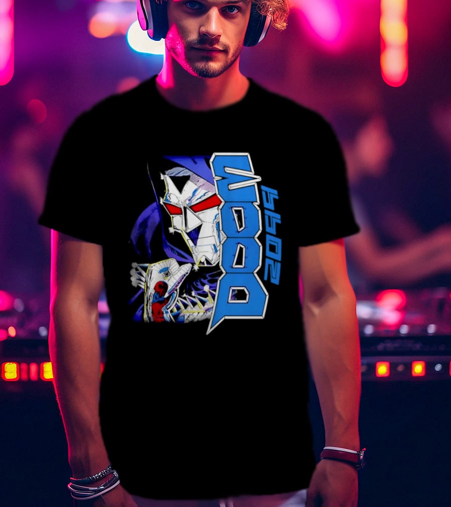 Marvel Comics Doctor Doom 2099 Blue Armor T-Shirt