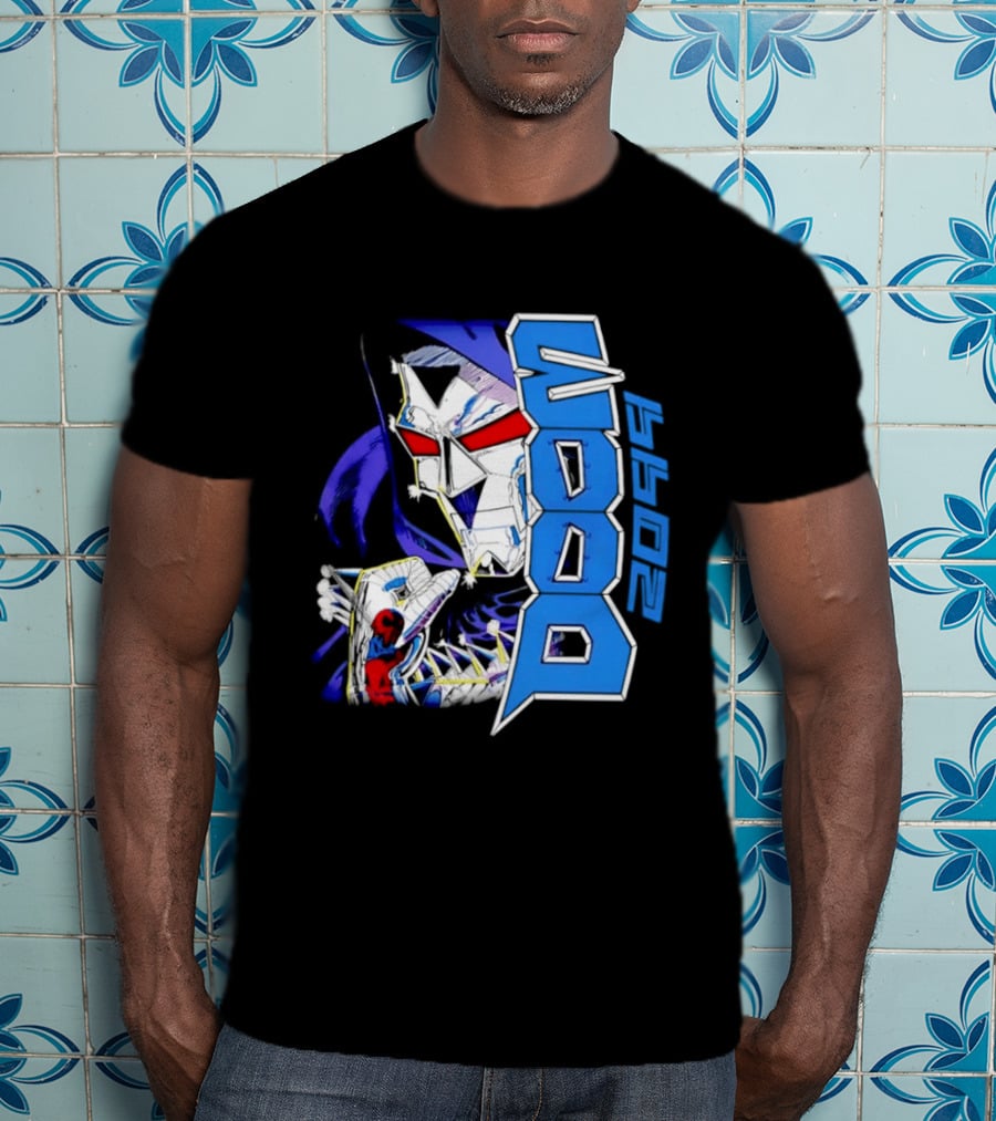 Marvel Comics Doctor Doom 2099 Blue Armor T-Shirt