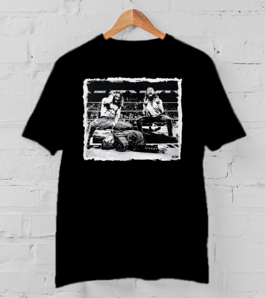 Matt Jackson Nick Jackson Kenny Omega AEW Dynamite Wrestling Moment T-Shirt