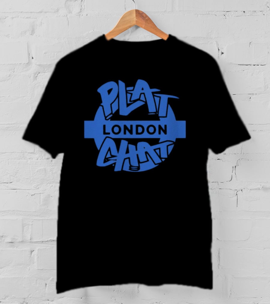Plat Chat London Blue Roundel T-Shirt