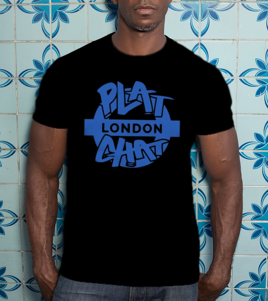 Plat Chat London Blue Roundel T-Shirt