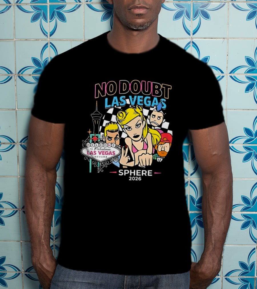 No Doubt Las Vegas Sphere 2026 Concert Merchandise T-Shirt