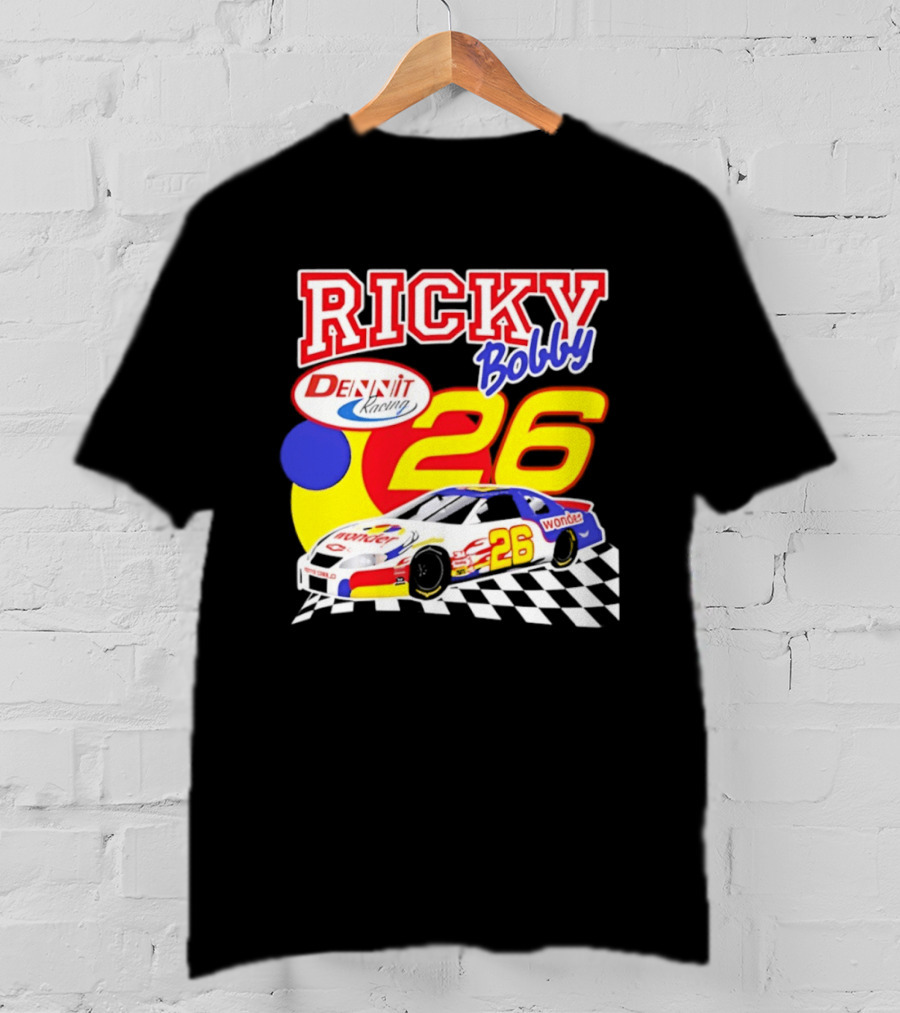 Ricky Bobby Dennit Racing 26 Wonder Talladega Nights Car T-Shirt