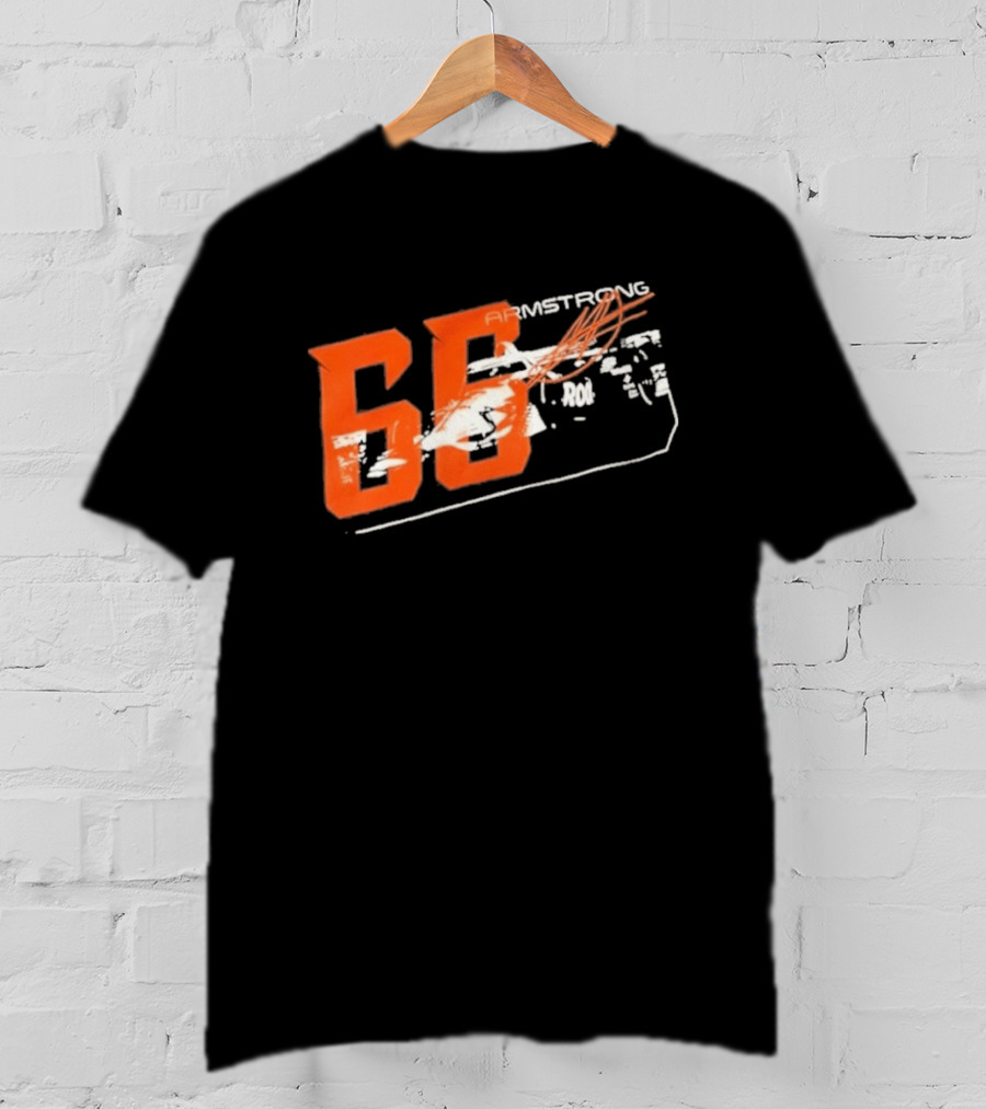 Armstrong 66 Racing Number With Dynamic Speed Lines T-Shirt