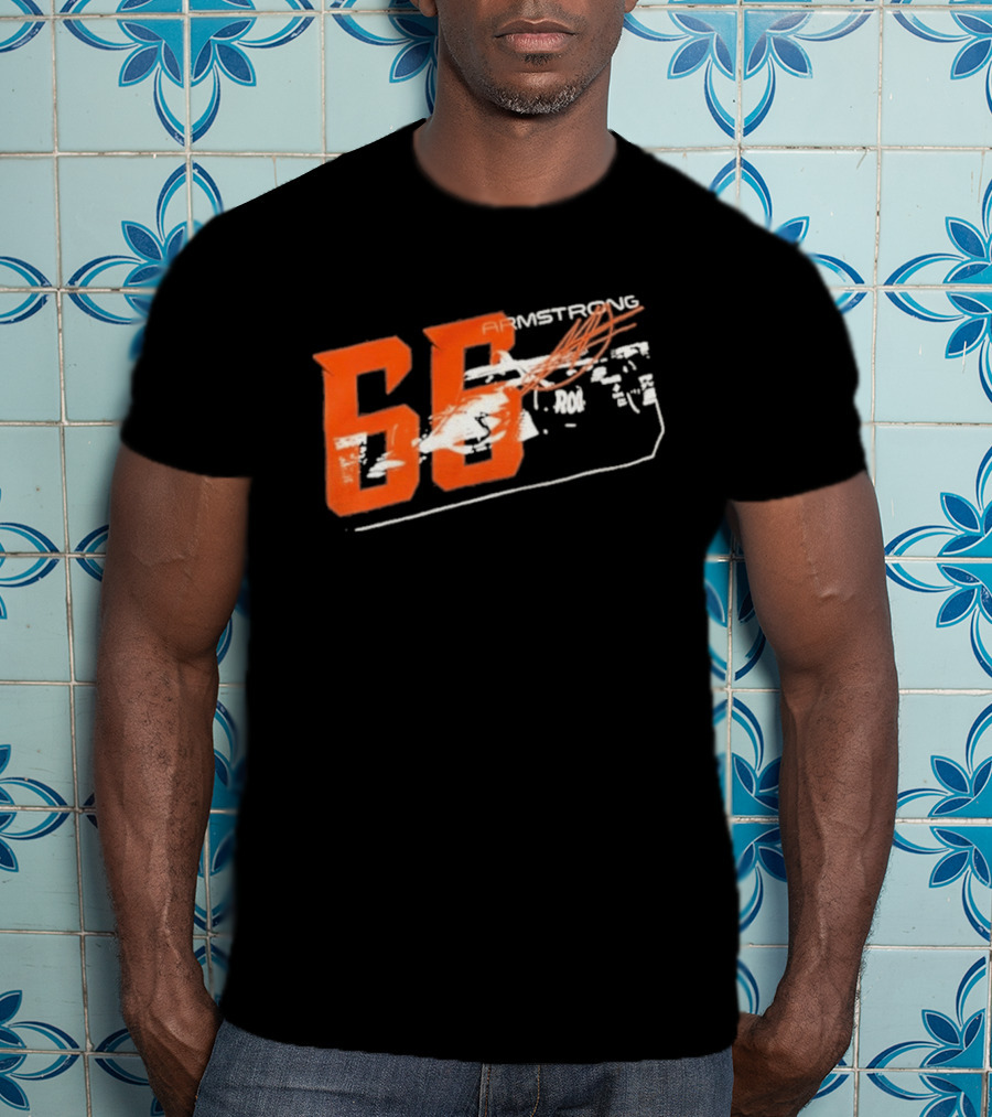 Armstrong 66 Racing Number With Dynamic Speed Lines T-Shirt