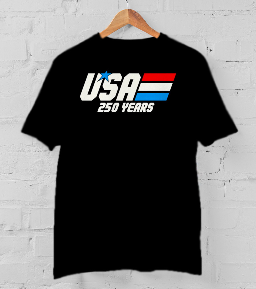 USA 250 Years Racing Star Iconic Red White Blue T-Shirt
