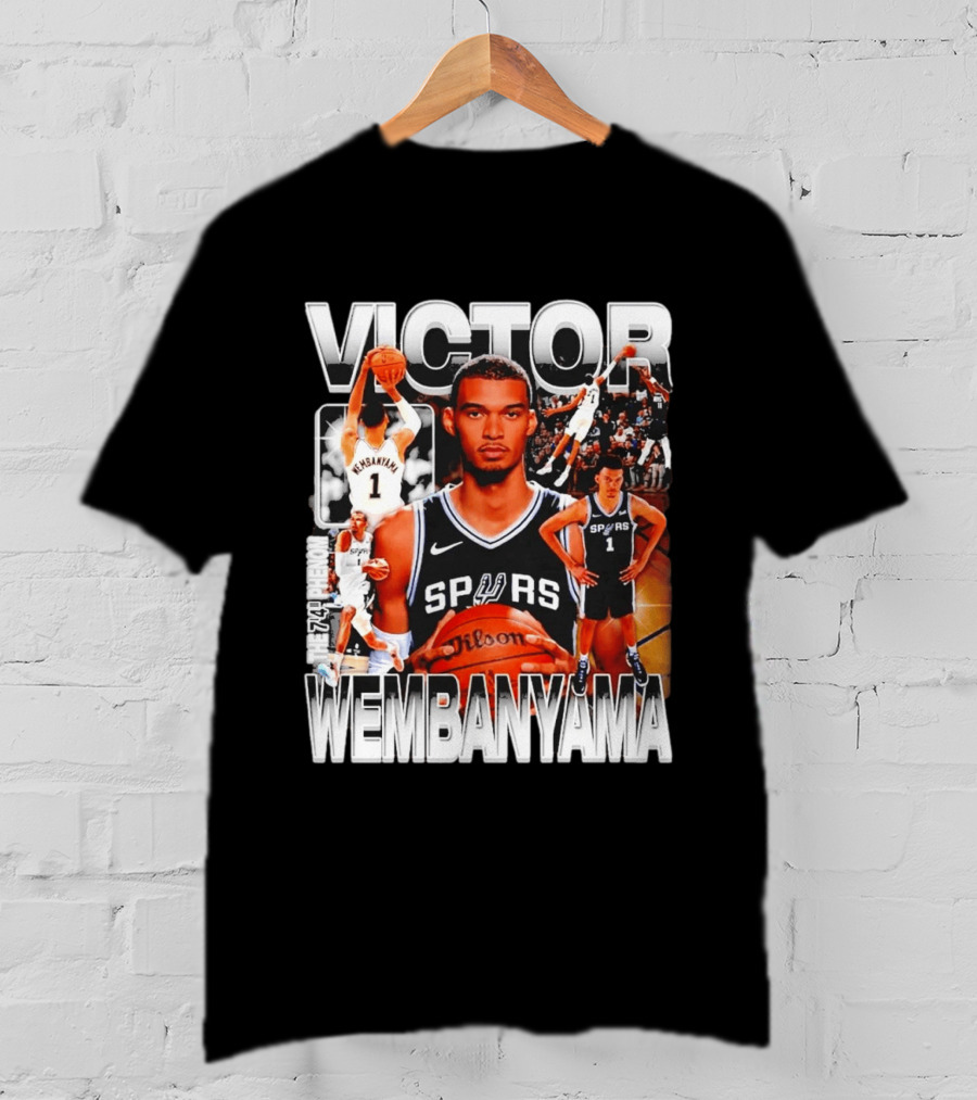 Victor Wembanyama Spurs Phenom Basketball Player T-Shirt