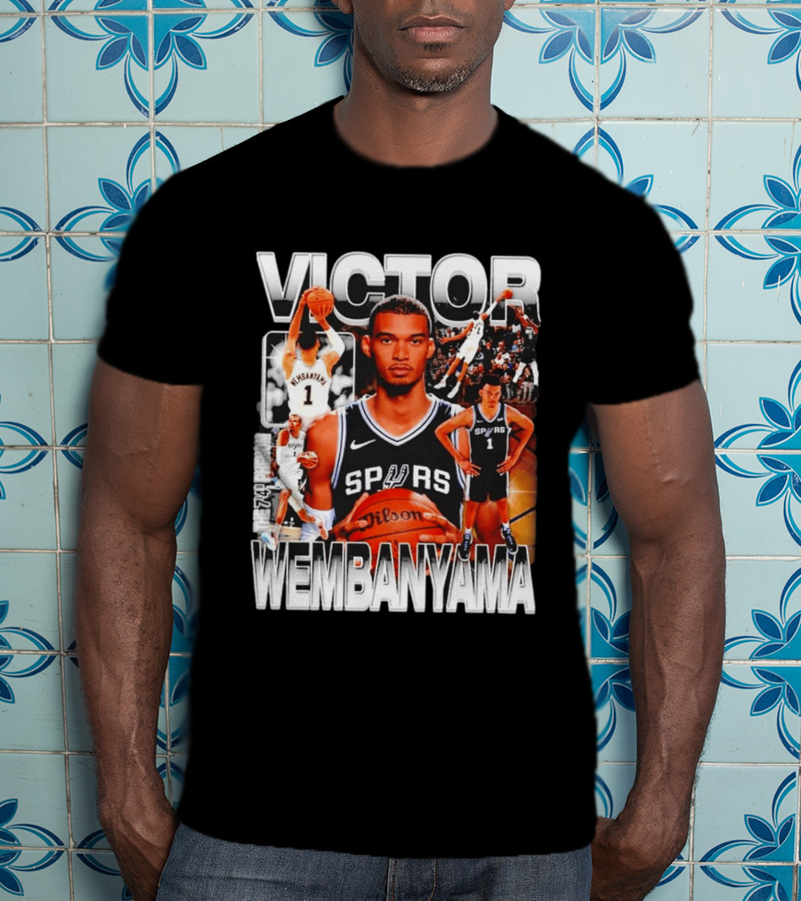 Victor Wembanyama Spurs Phenom Basketball Player T-Shirt
