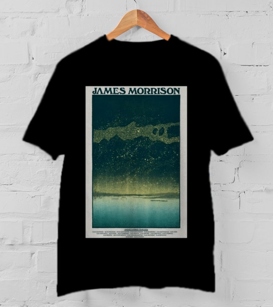 James Morrison Undiscovered Tour 2026 Retro Aesthetic T-Shirt