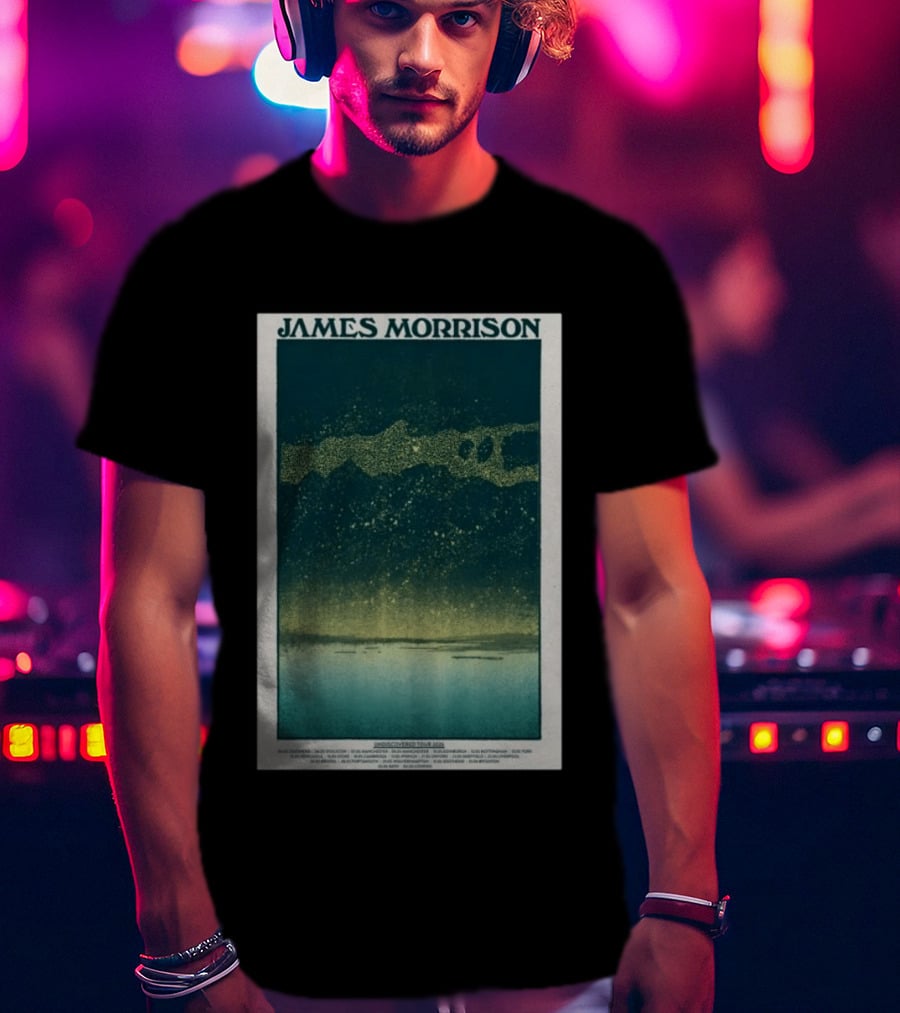 James Morrison Undiscovered Tour 2026 Retro Aesthetic T-Shirt
