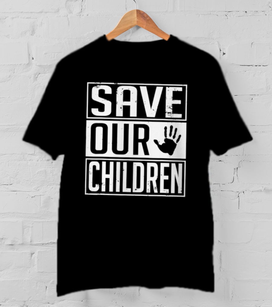 Save Our Children Handprint Awareness T-Shirt