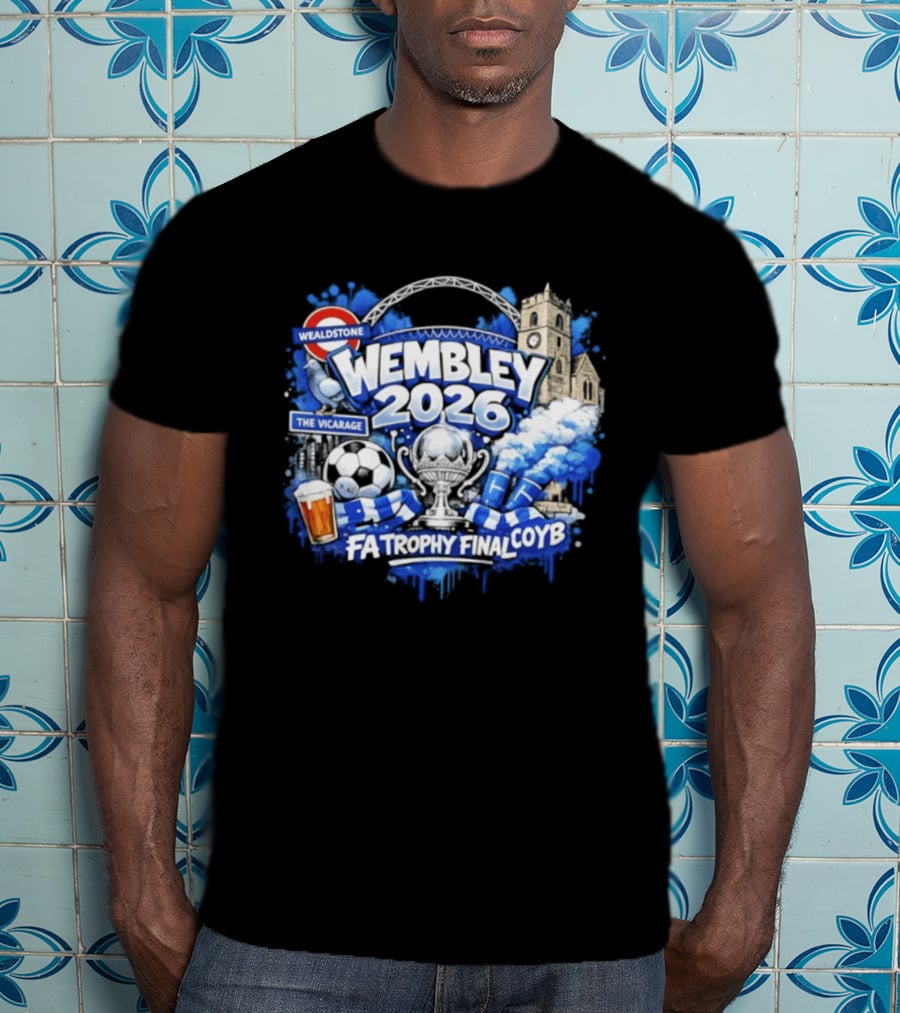 Wealdstone Wembley 2026 FA Trophy Final COYB The Vicarage T-Shirt