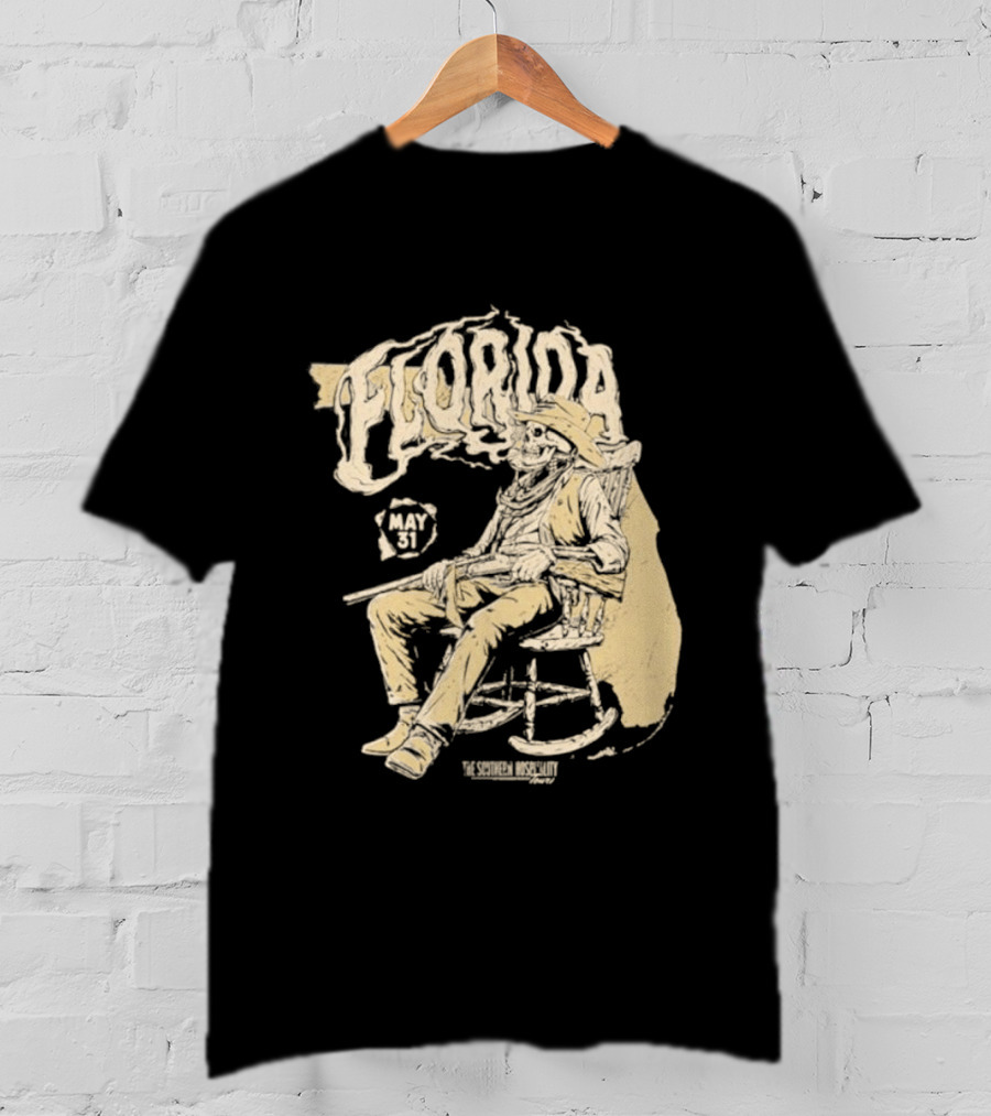 Florida Whiskey Myers May 31 2026 MIDFLORIDA Credit Union Amphitheatre Tampa T-Shirt