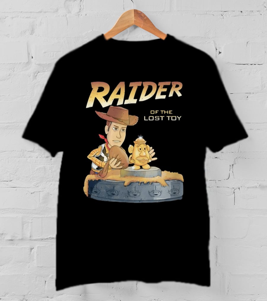 Raiders Toy Story Woody Mr Potato Head Lost Toy T-Shirt