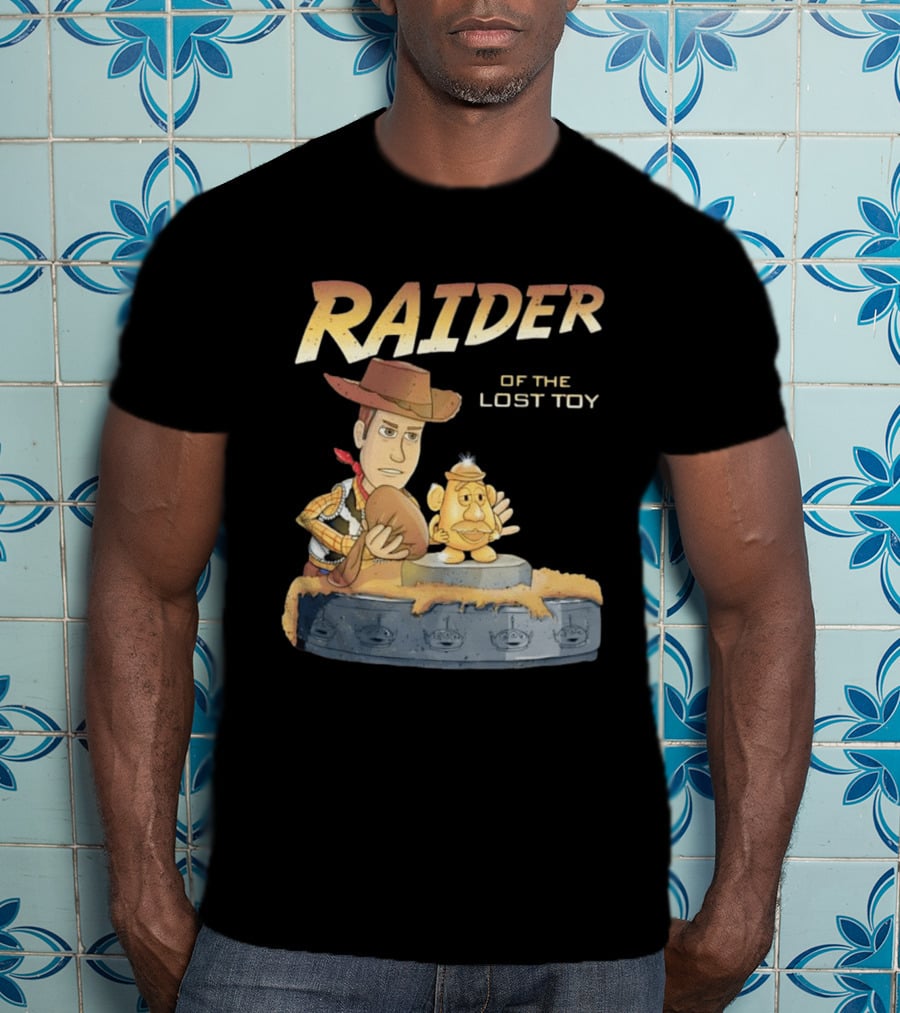 Raiders Toy Story Woody Mr Potato Head Lost Toy T-Shirt