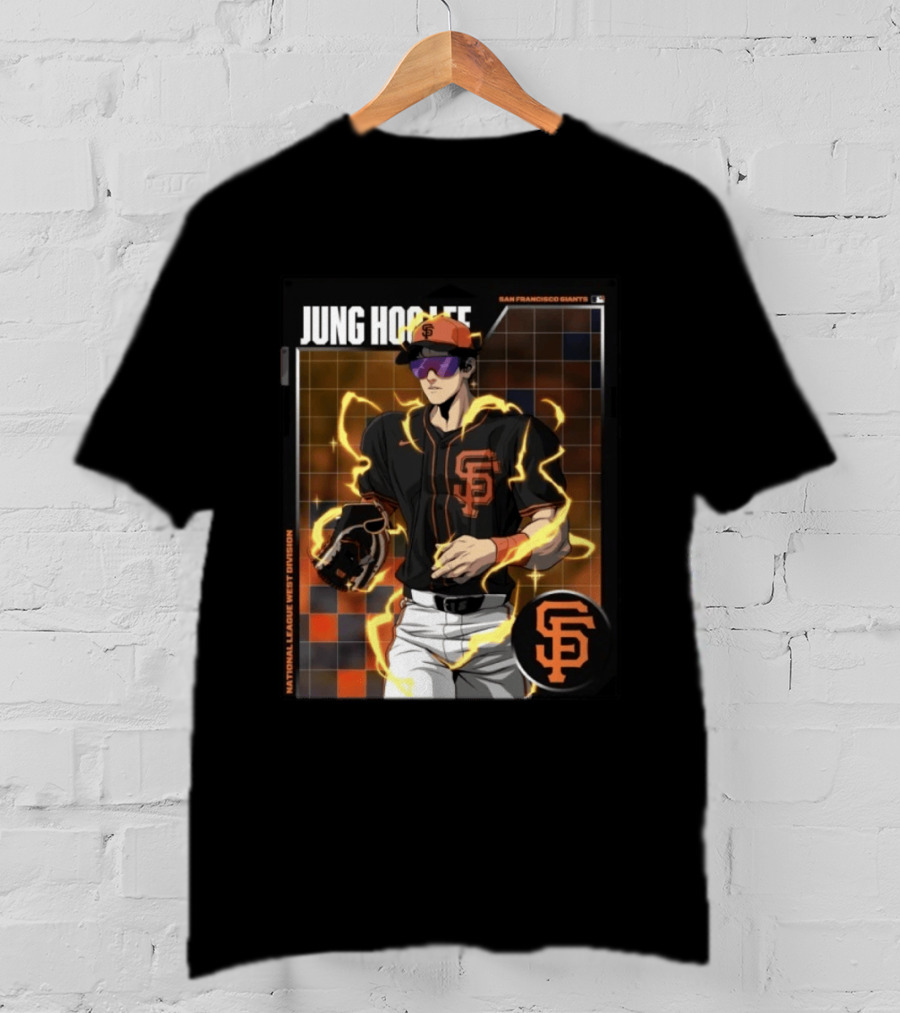 Jung Hoo Lee San Francisco Giants National League West Division Super Saiyan T-Shirt