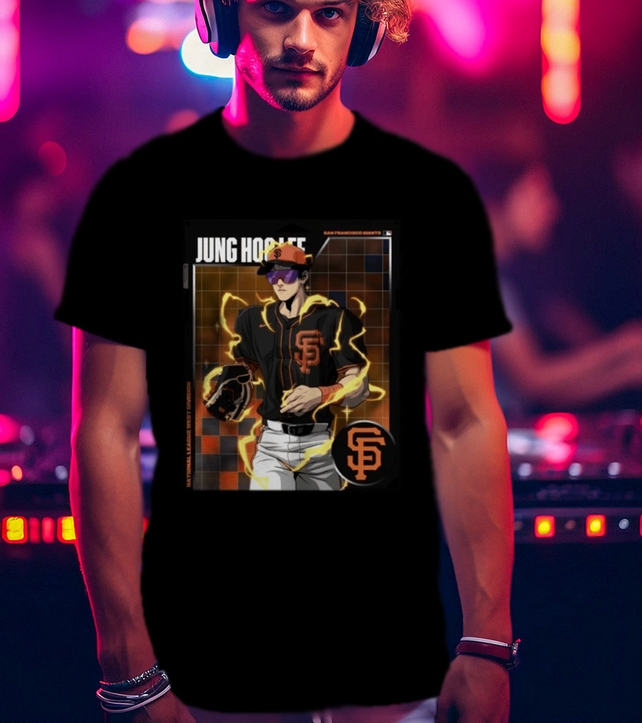 Jung Hoo Lee San Francisco Giants National League West Division Super Saiyan T-Shirt