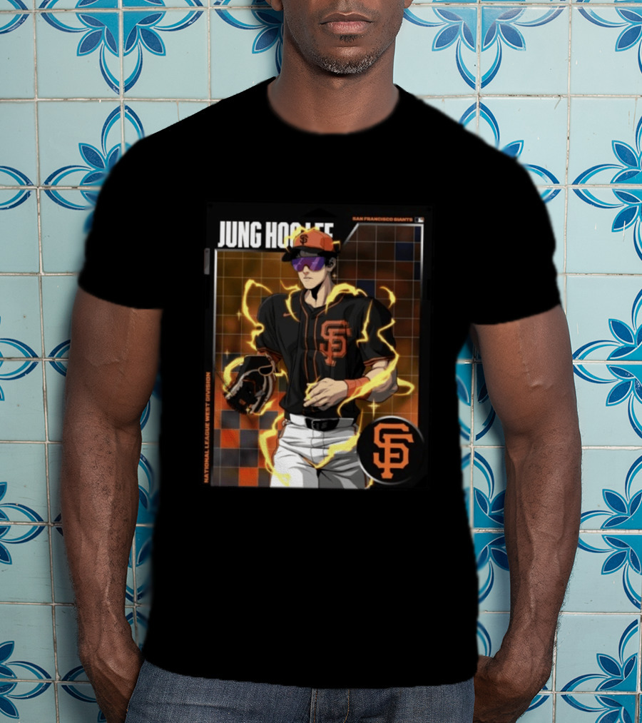 Jung Hoo Lee San Francisco Giants National League West Division Super Saiyan T-Shirt