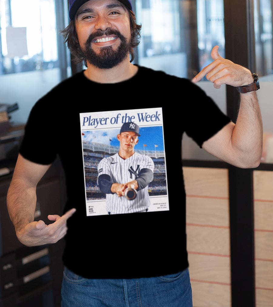 American League May 25 May 31 2026 Ben Rice Player Of The Week Yankees T-Shirt