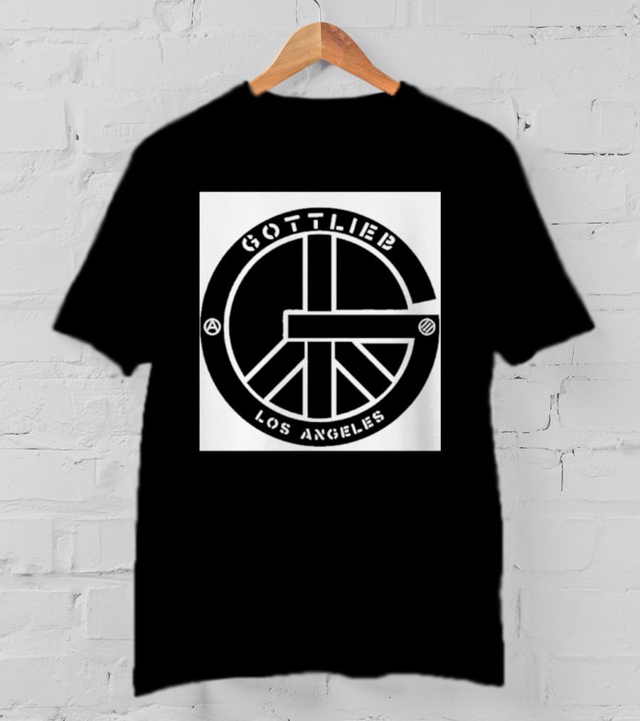 Gottlieb Peace Symbol Circle Los Angeles T-Shirt