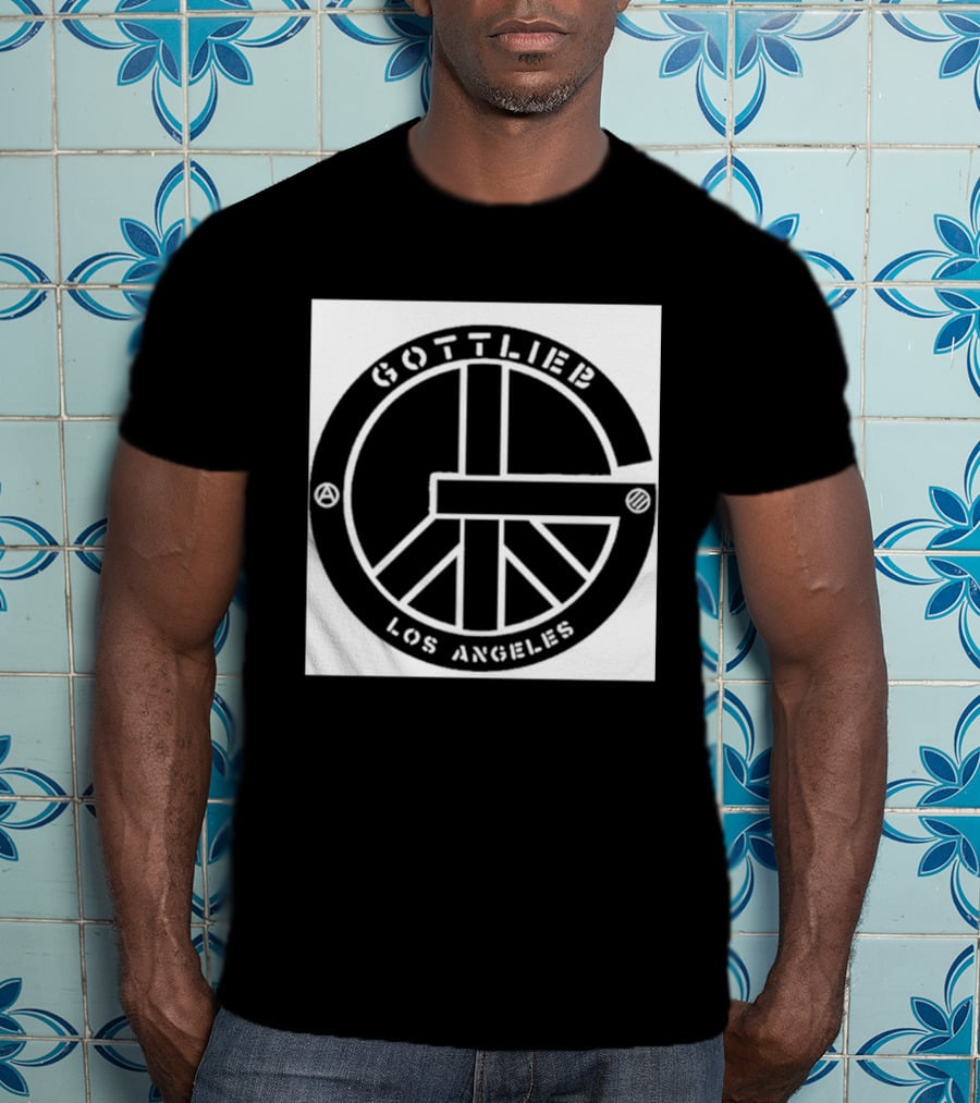 Gottlieb Peace Symbol Circle Los Angeles T-Shirt