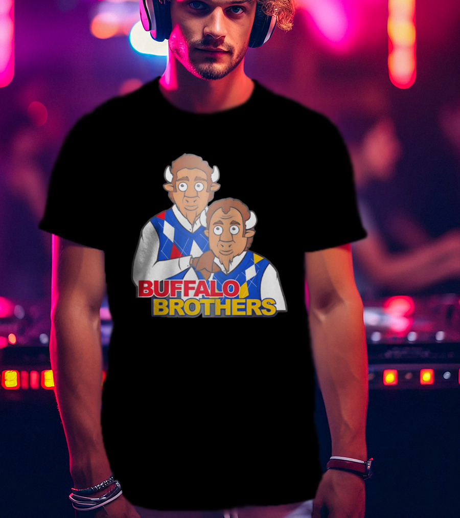 Buffalo Brothers Buffalo Bills Football 2026 Cartoon T-Shirt
