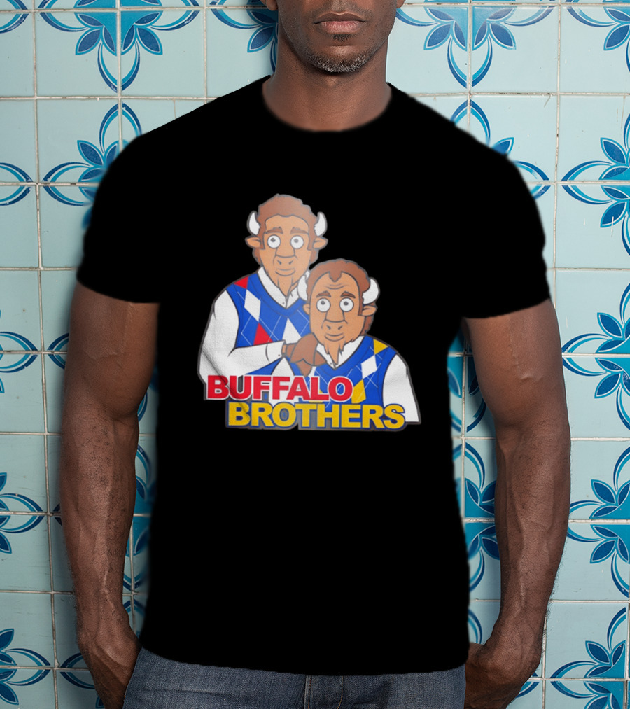 Buffalo Brothers Buffalo Bills Football 2026 Cartoon T-Shirt