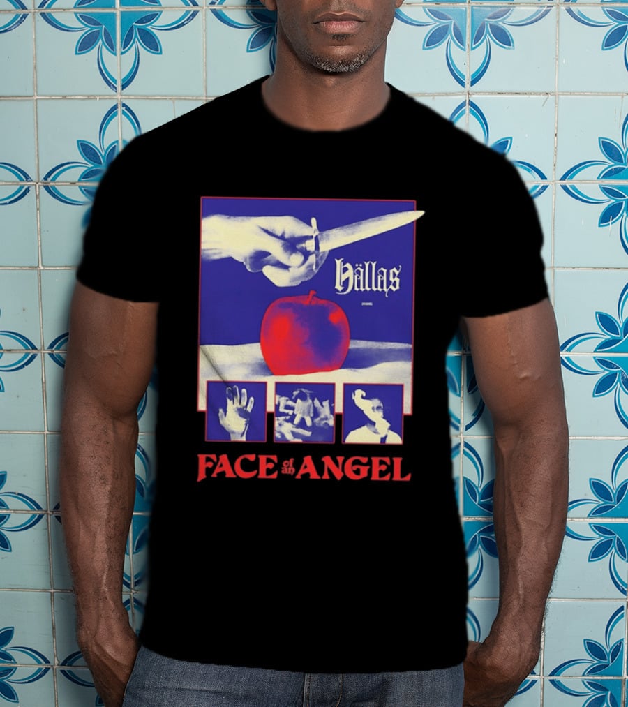 Hallas Face Of An Angel Album Heavy Metal Rock Band Music T-Shirt