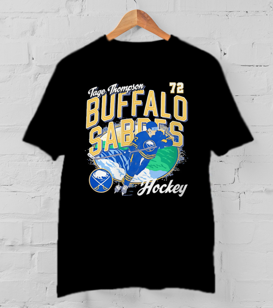 Tage Thompson 72 Buffalo Sabres Hockey Player T-Shirt
