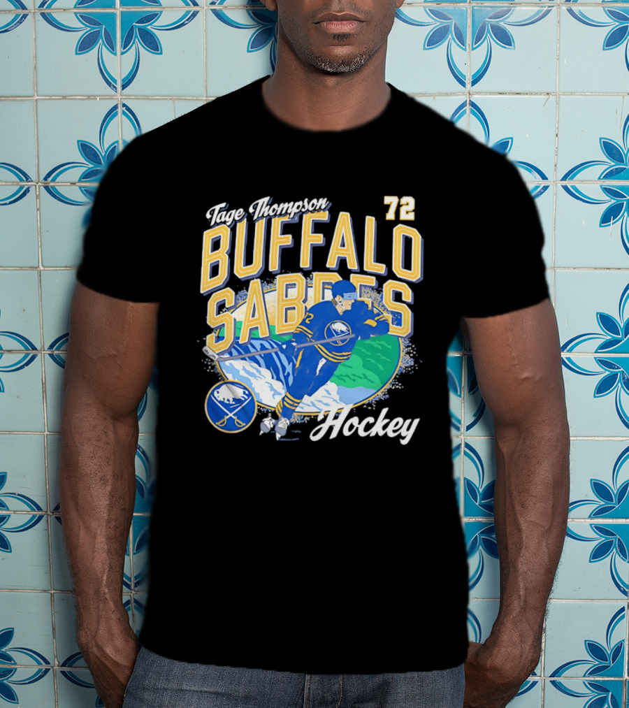 Tage Thompson 72 Buffalo Sabres Hockey Player T-Shirt