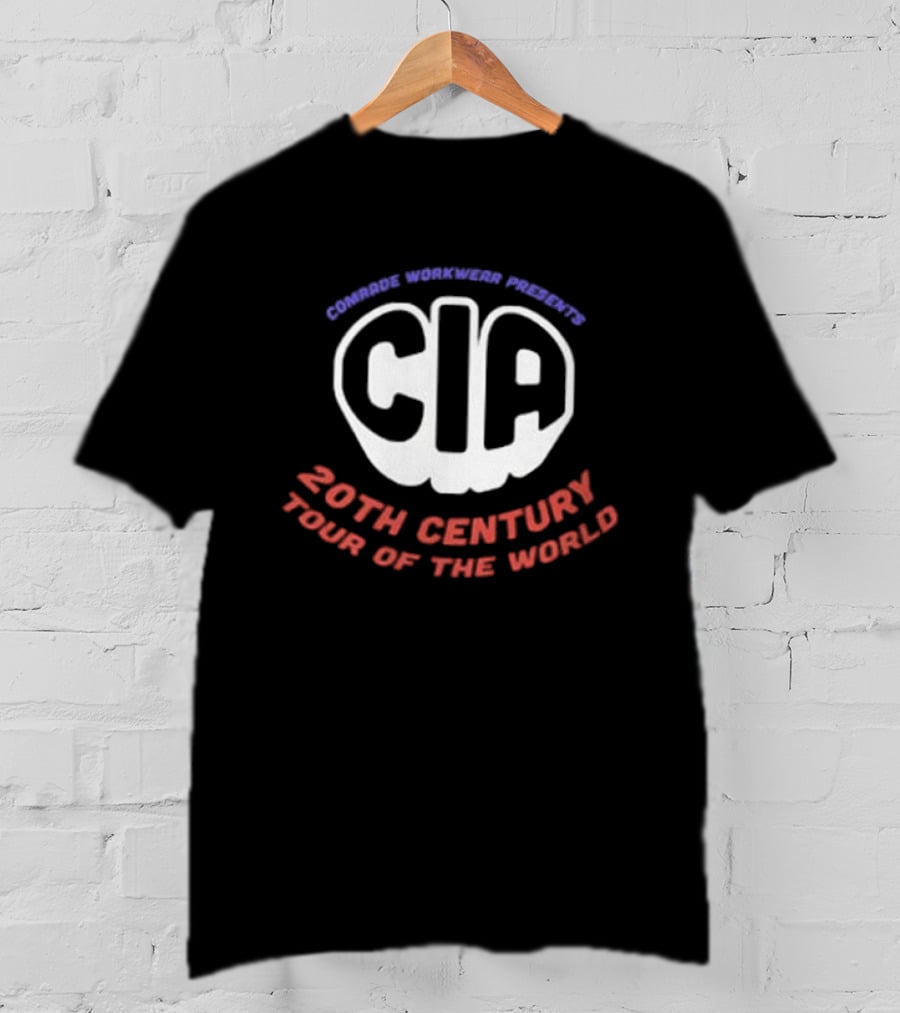 CIA 20th Century Tour Of The World George Widener Presents T-Shirt