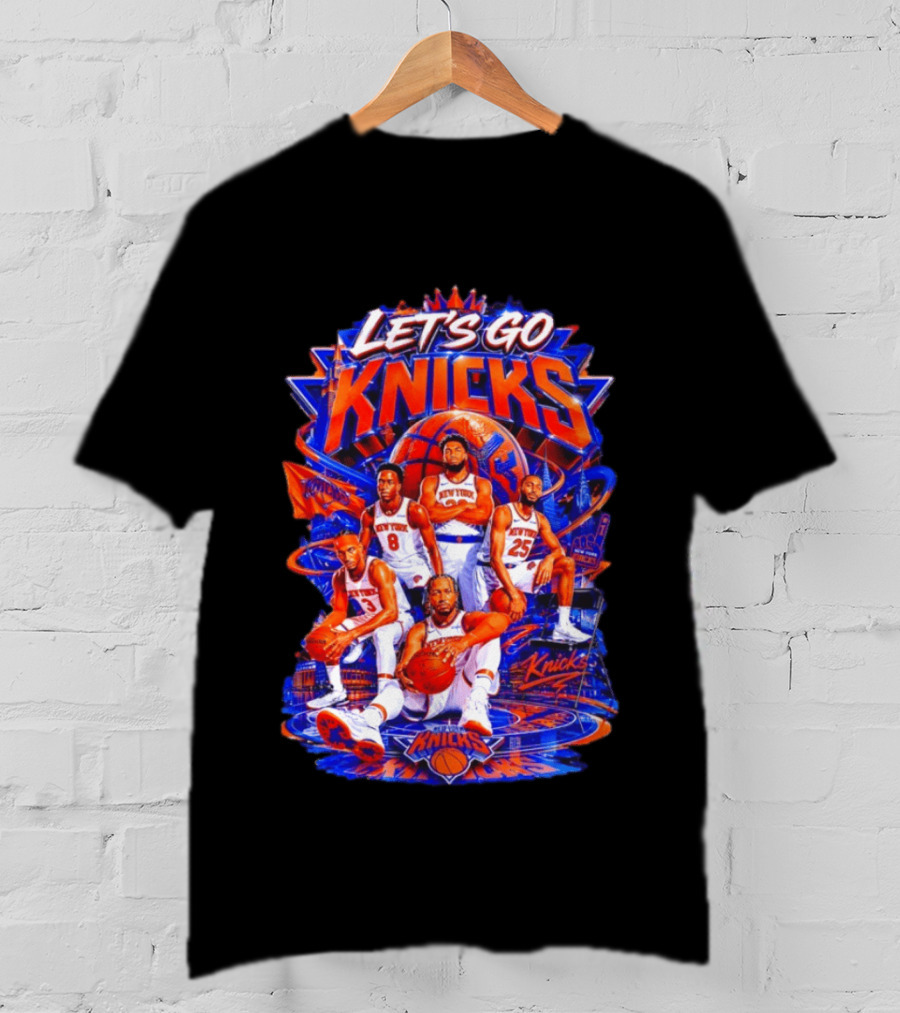 Jalen Brunson New York Knicks Let's Go 2026 NBA Basketball Players T-Shirt