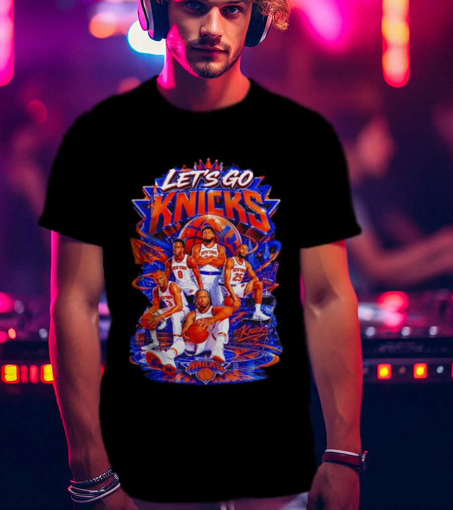 Jalen Brunson New York Knicks Let's Go 2026 NBA Basketball Players T-Shirt