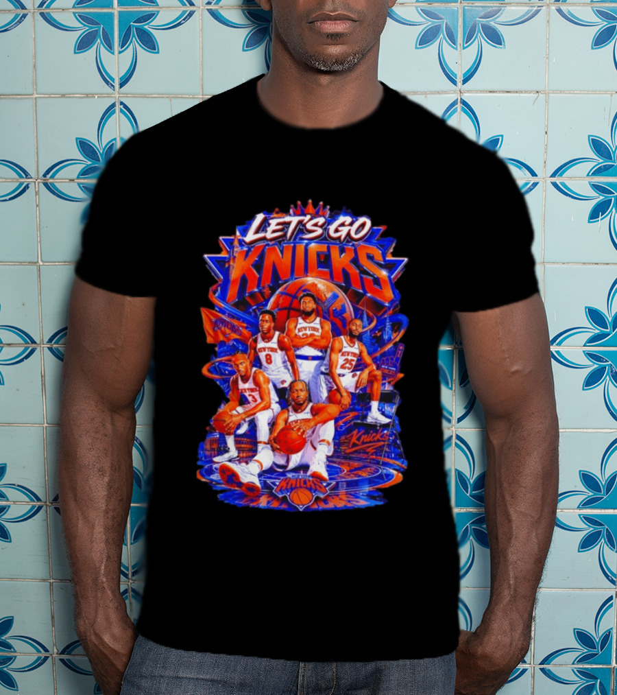 Jalen Brunson New York Knicks Let's Go 2026 NBA Basketball Players T-Shirt