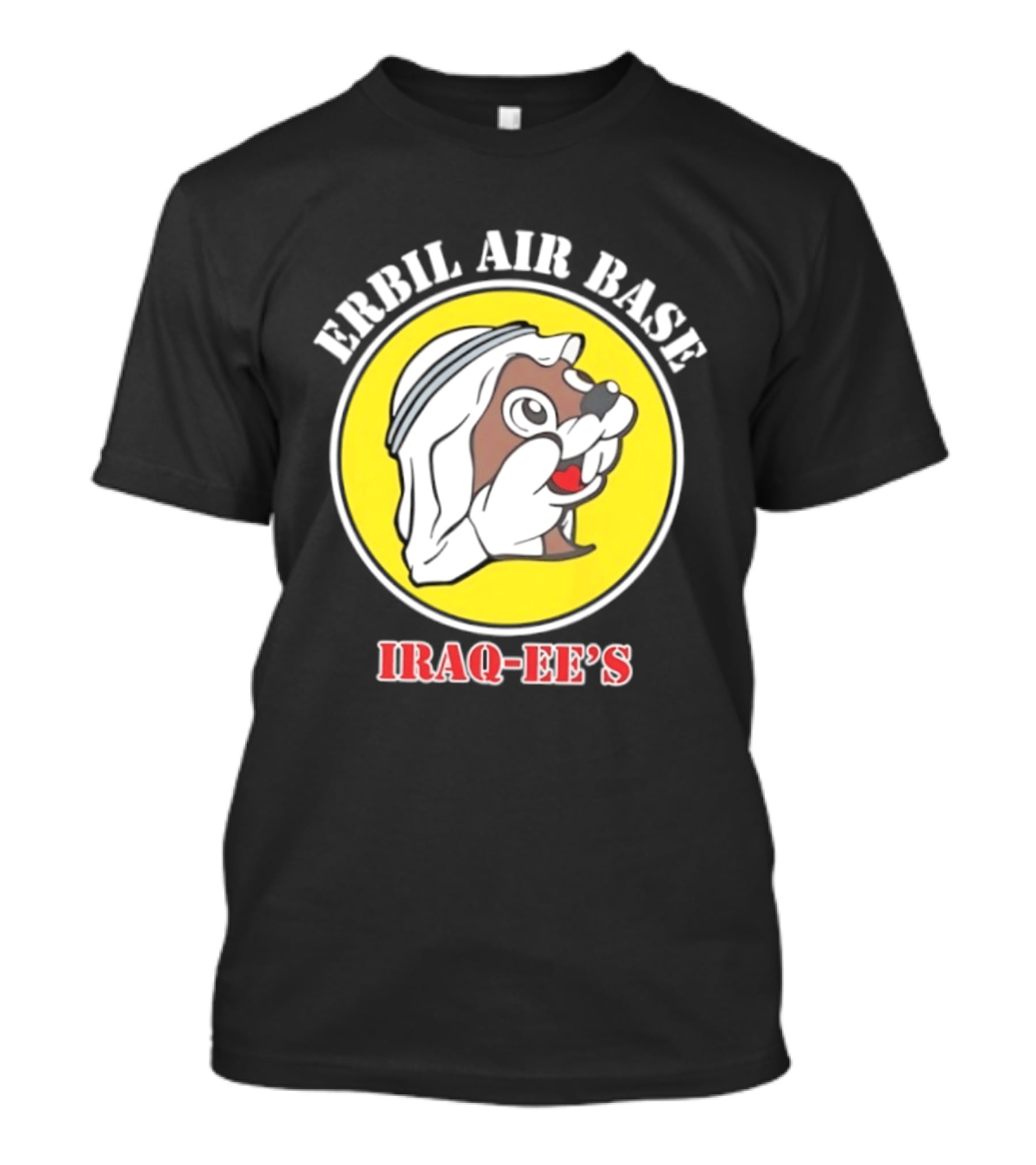 Erbil Air Base Iraq Eef's Cartoon T-Shirt