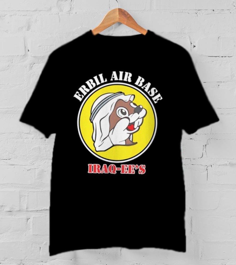 Erbil Air Base Iraq Eef's Cartoon T-Shirt