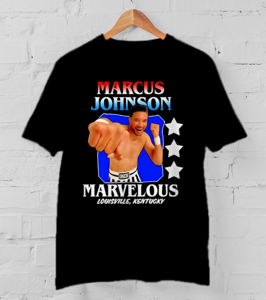 Marcus Johnson Marvelous Boxer Louisville Kentucky T-Shirt