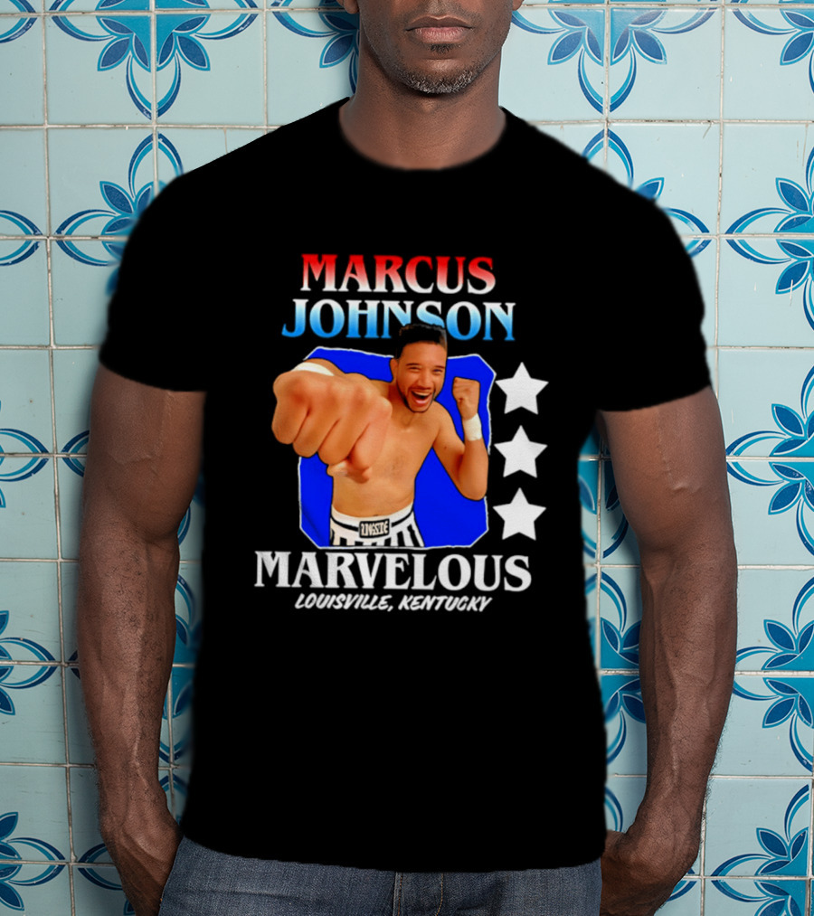 Marcus Johnson Marvelous Boxer Louisville Kentucky T-Shirt