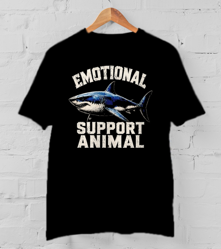 Emotional Support Animal Shark T-Shirt