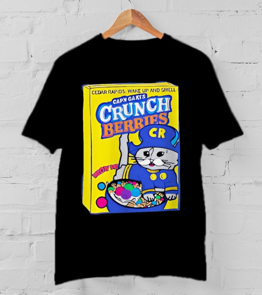 Cedar Rapids Wake Up And Smell Capn Oats Crunch Berries T-Shirt