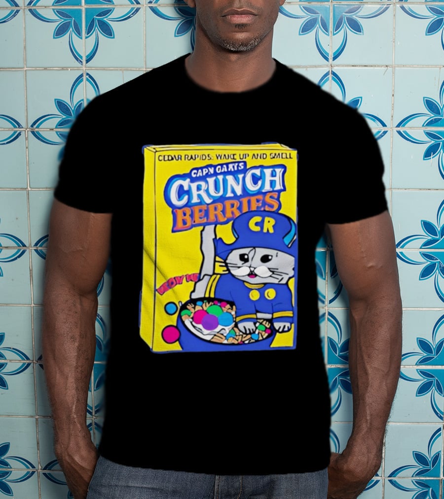 Cedar Rapids Wake Up And Smell Capn Oats Crunch Berries T-Shirt