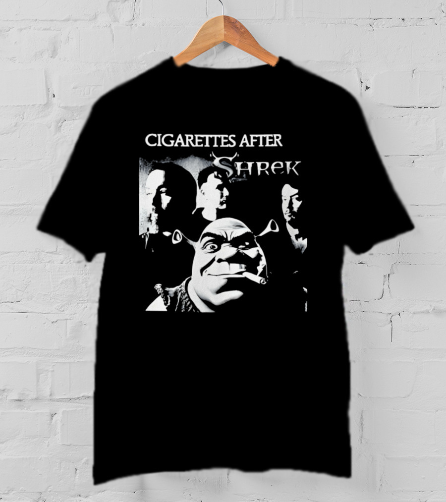 Cigarettes After Shrek Smoking Smutty Memories T-Shirt